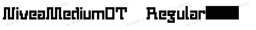 NiveaMediumOT Regular字体转换
